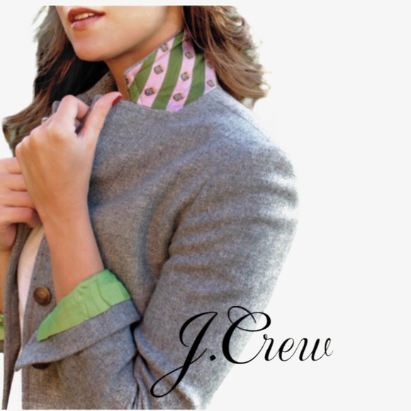 J.CREW Vintage blazer schoolboy accent collar size 6 medium - Picture 13 of 14